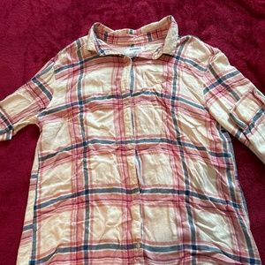 Pink and White Flannel